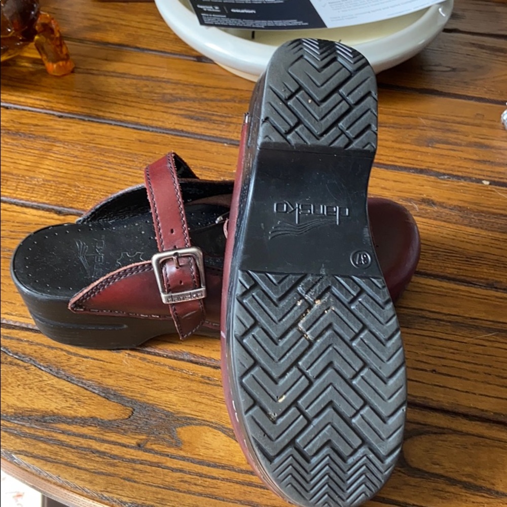 Dansko Clogs, Red Size 37 - image 3